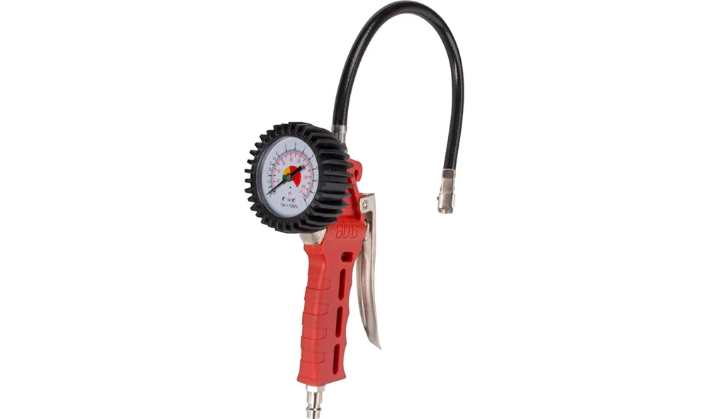 Pumpepistol m\/dekktryksmåler kompressor v:8766437